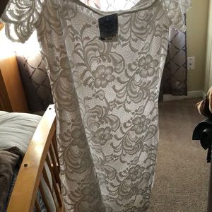 Off the shoulder junior dress